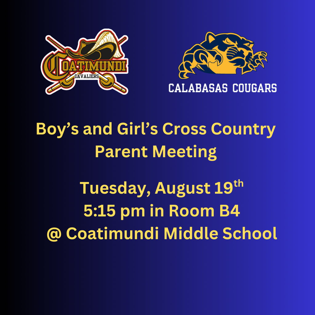 Cross Country Parent Meeting