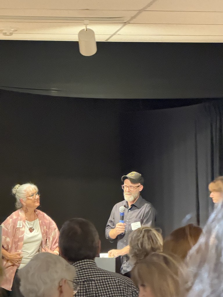 Mr. McIlrath st the Tubac Center of the Arts