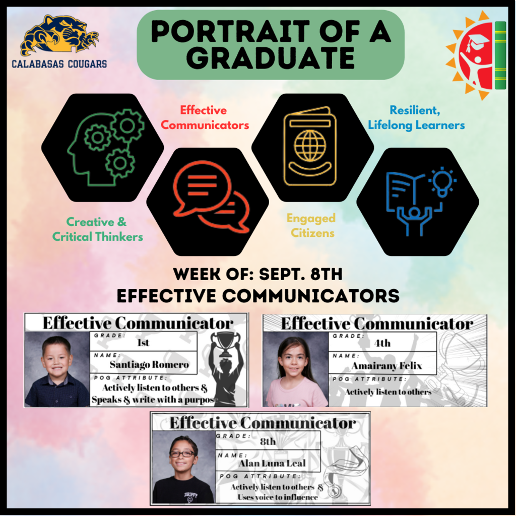 Portrait of a Graduate week of 9.8.25