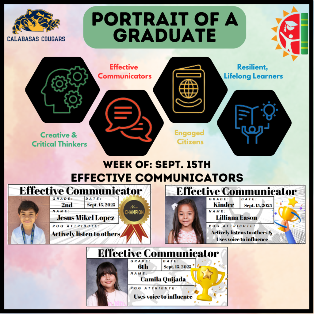 Portrait of a Graduate week of 9.15.25