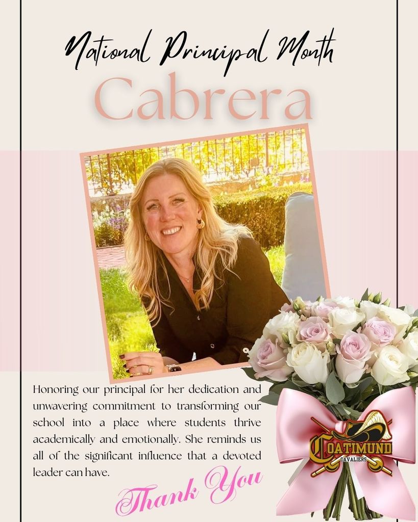 announcement with principal picture for National Principals day 