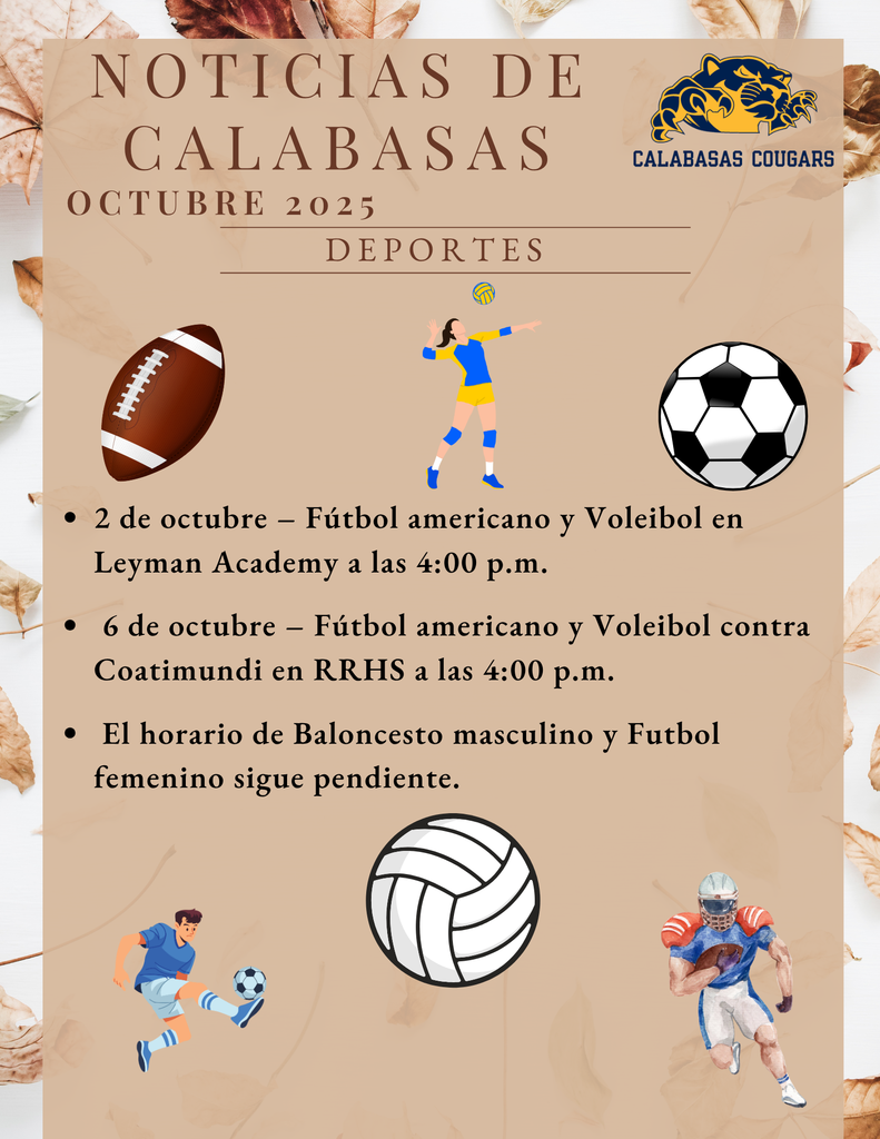 Oct Newsletter Spanish