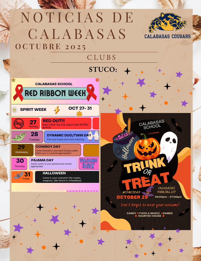 Oct Newsletter Spanish