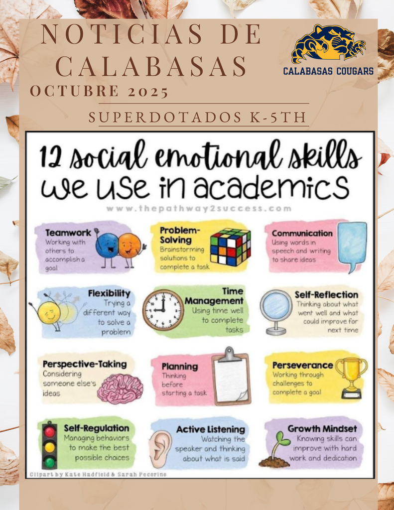 Oct Newsletter Spanish