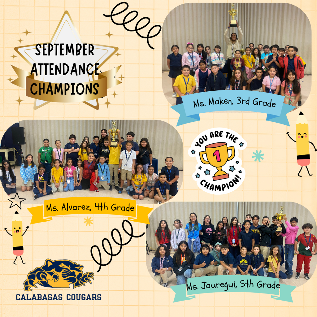 Sept Attendance Champions