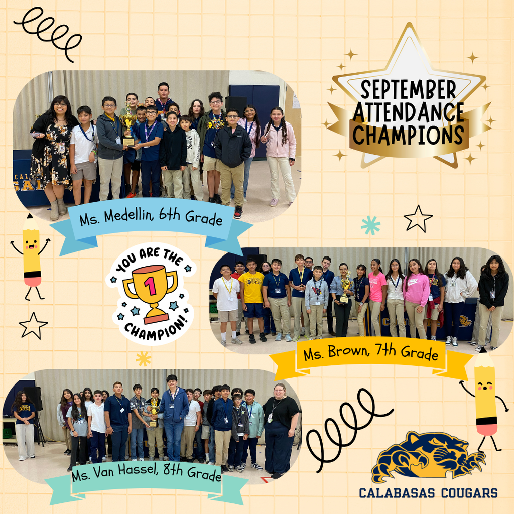 Sept Attendance Champions