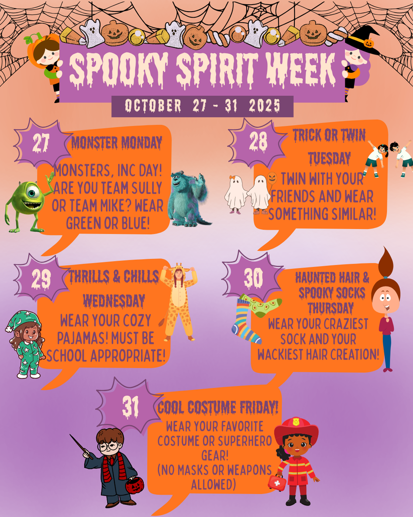 October 2025 Spirit Week