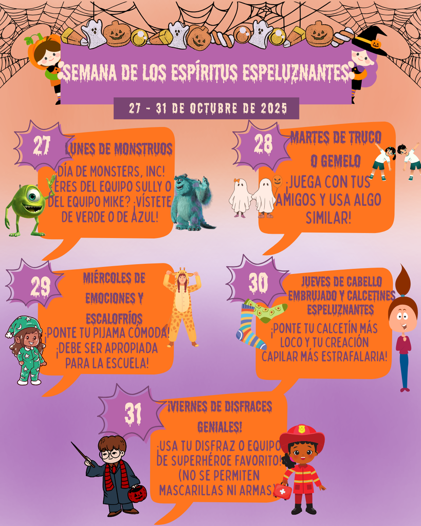 October 2025 Spirit Week