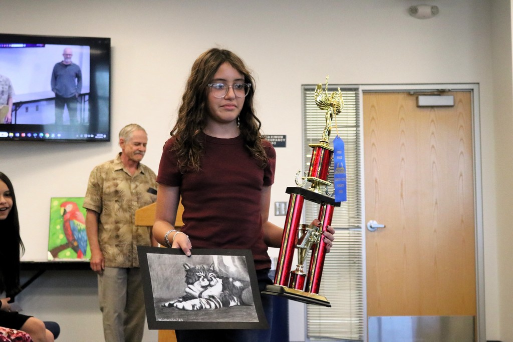 MVE Art Recognition during Governing Board Meeting - Victoria Soto 