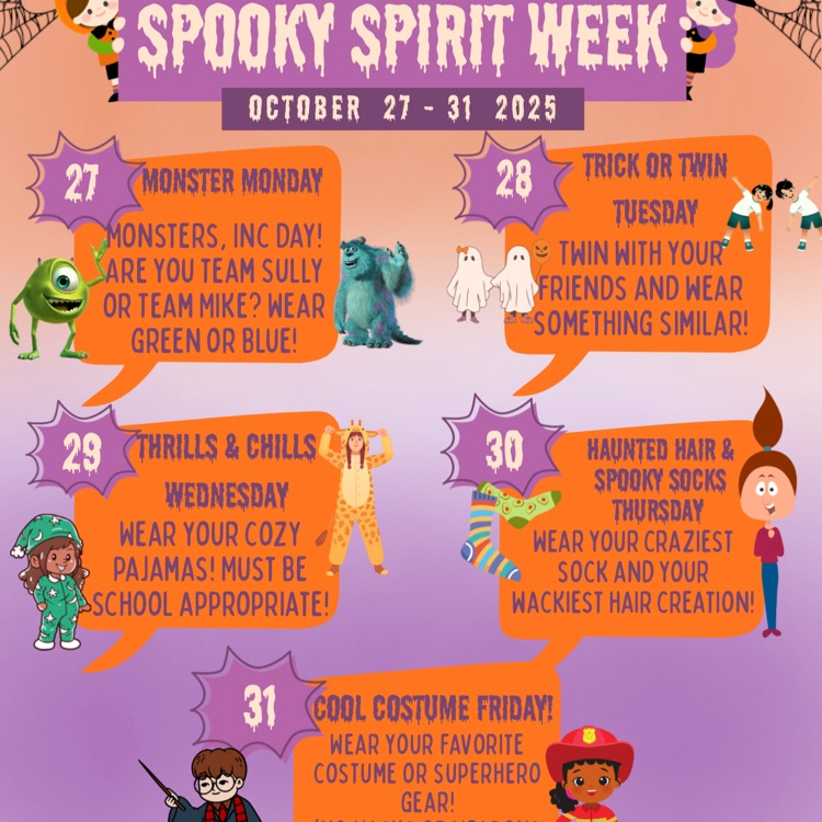 Spooky Spirit Week
