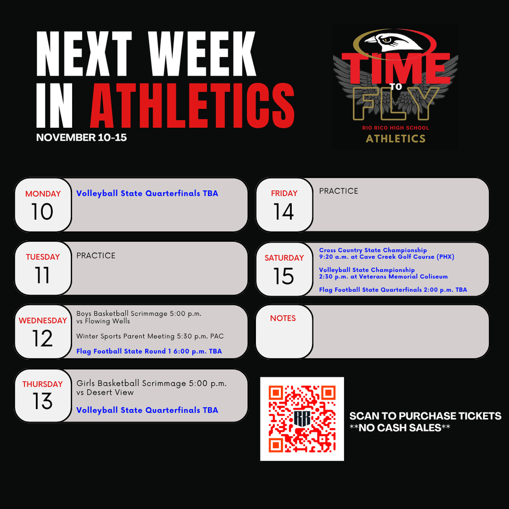 next week in athletics