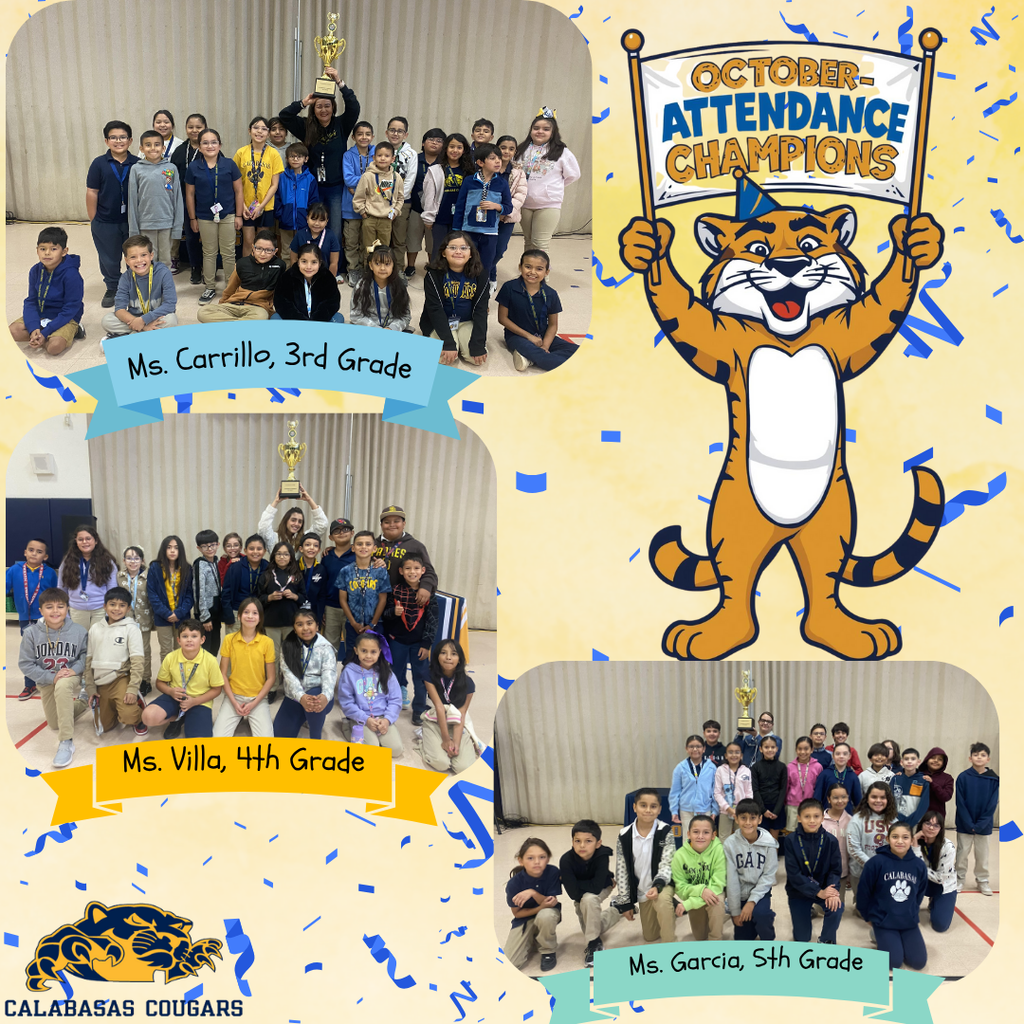 Oct. Attendance Champions