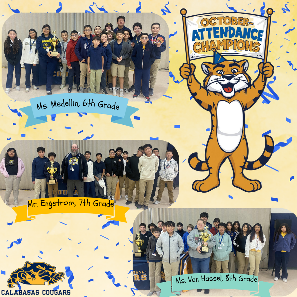 Oct. Attendance Champions