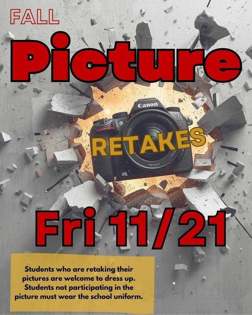 fall pictures retake flyer