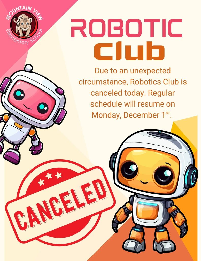 Robotics canceled