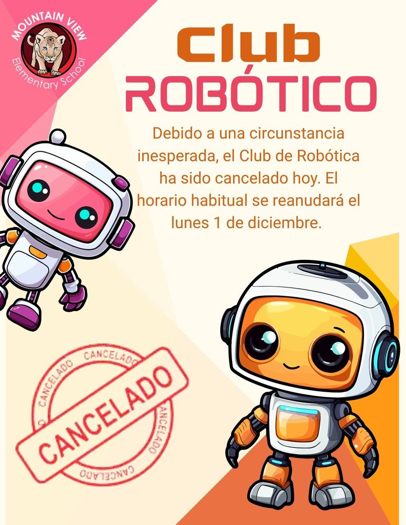 Club de roboica cancelado