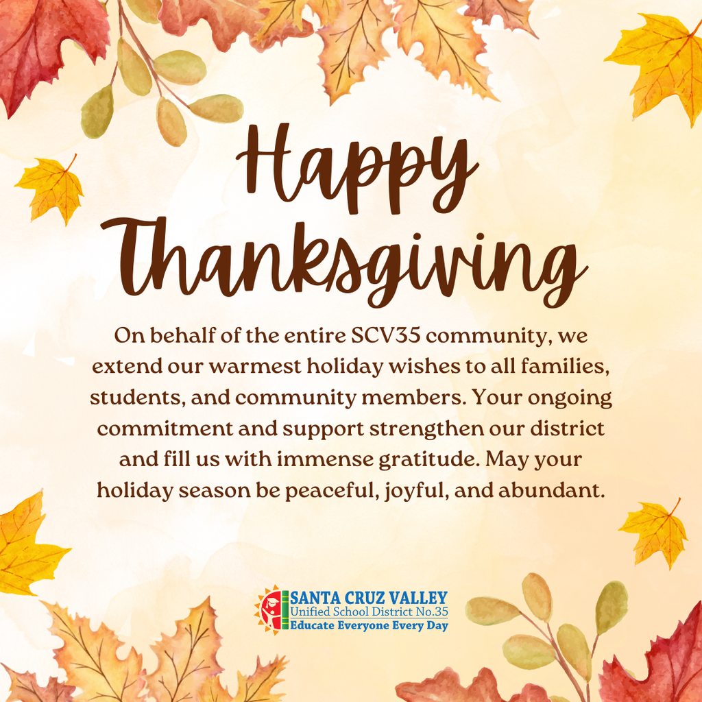 Happy Thanksgiving from SCV35!