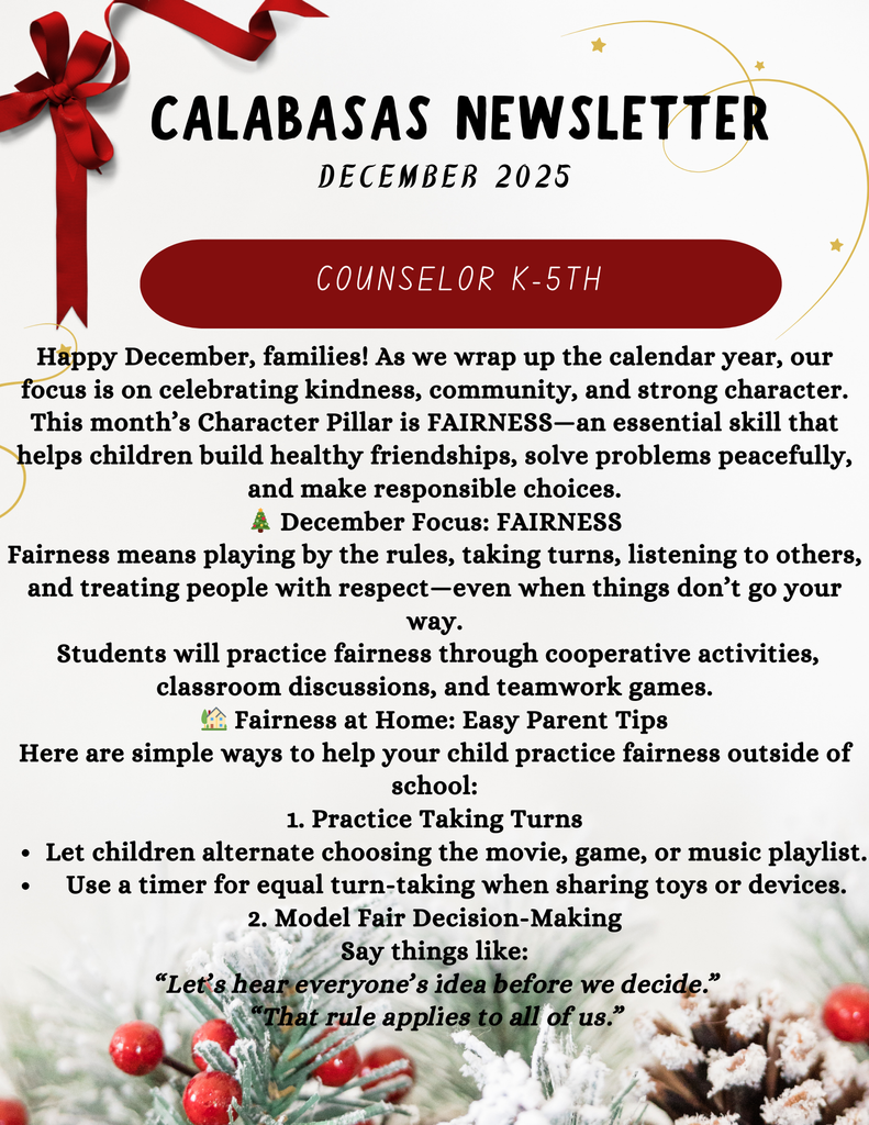 December Newsletter