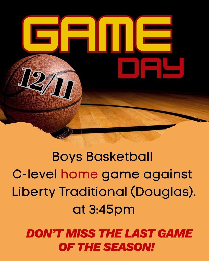 game day announcement for basket ball game