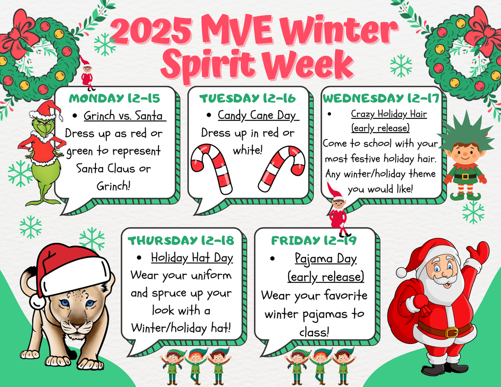 Winter Spirit Week  2025❄️✨