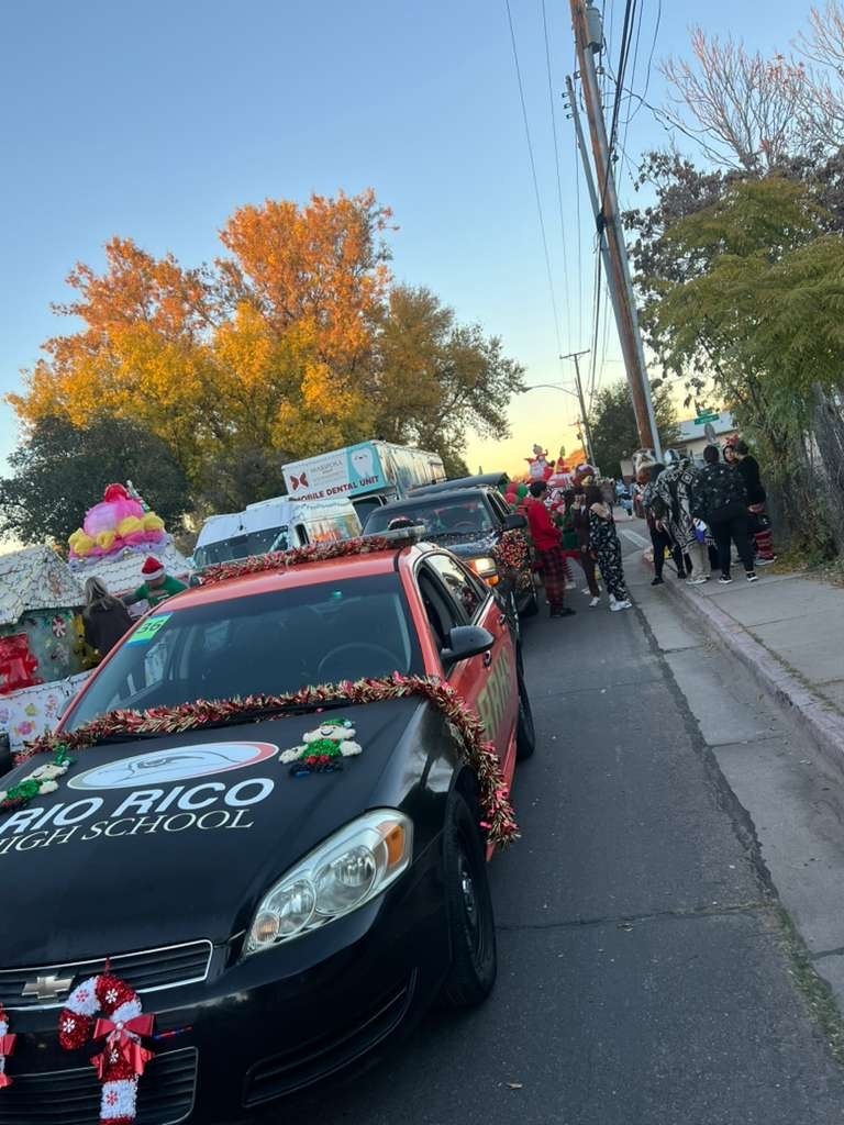 SCV35 students at the Christmas Light Parade December 9, 2025