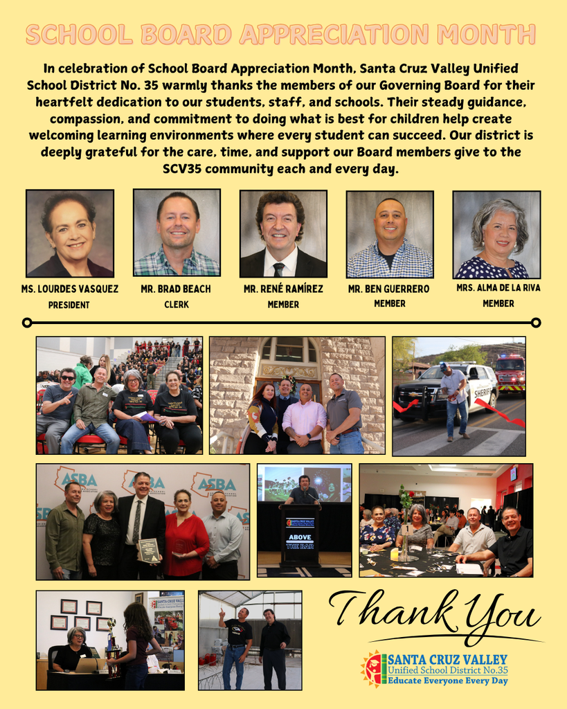 SCV35 School Board Appreciation Month 2025