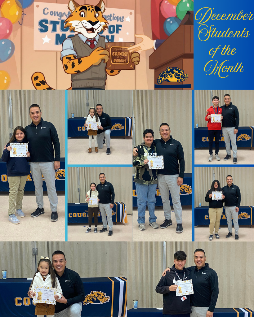 December Students of the Month