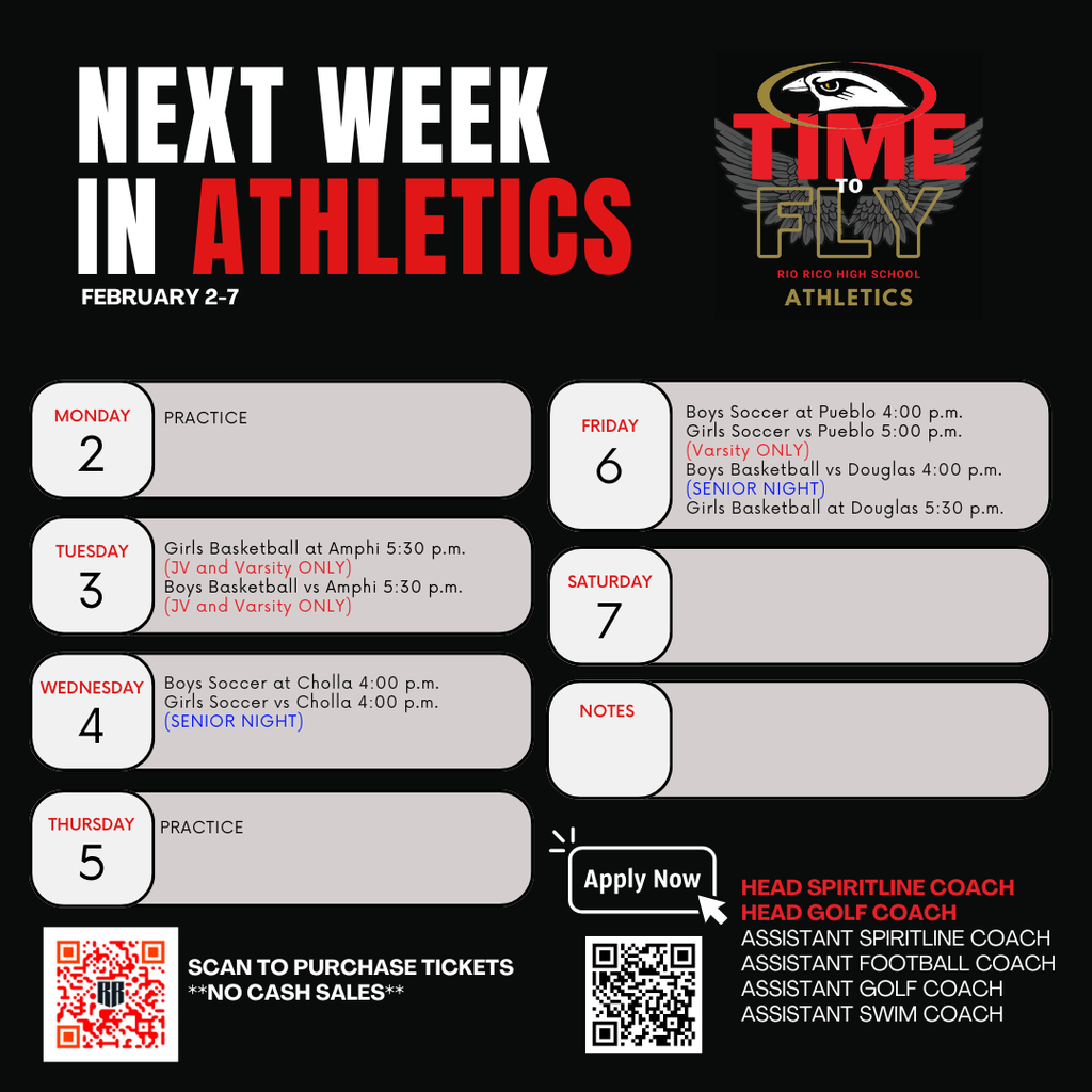 next week in athletics