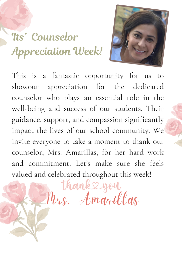 thank you card for amarillas