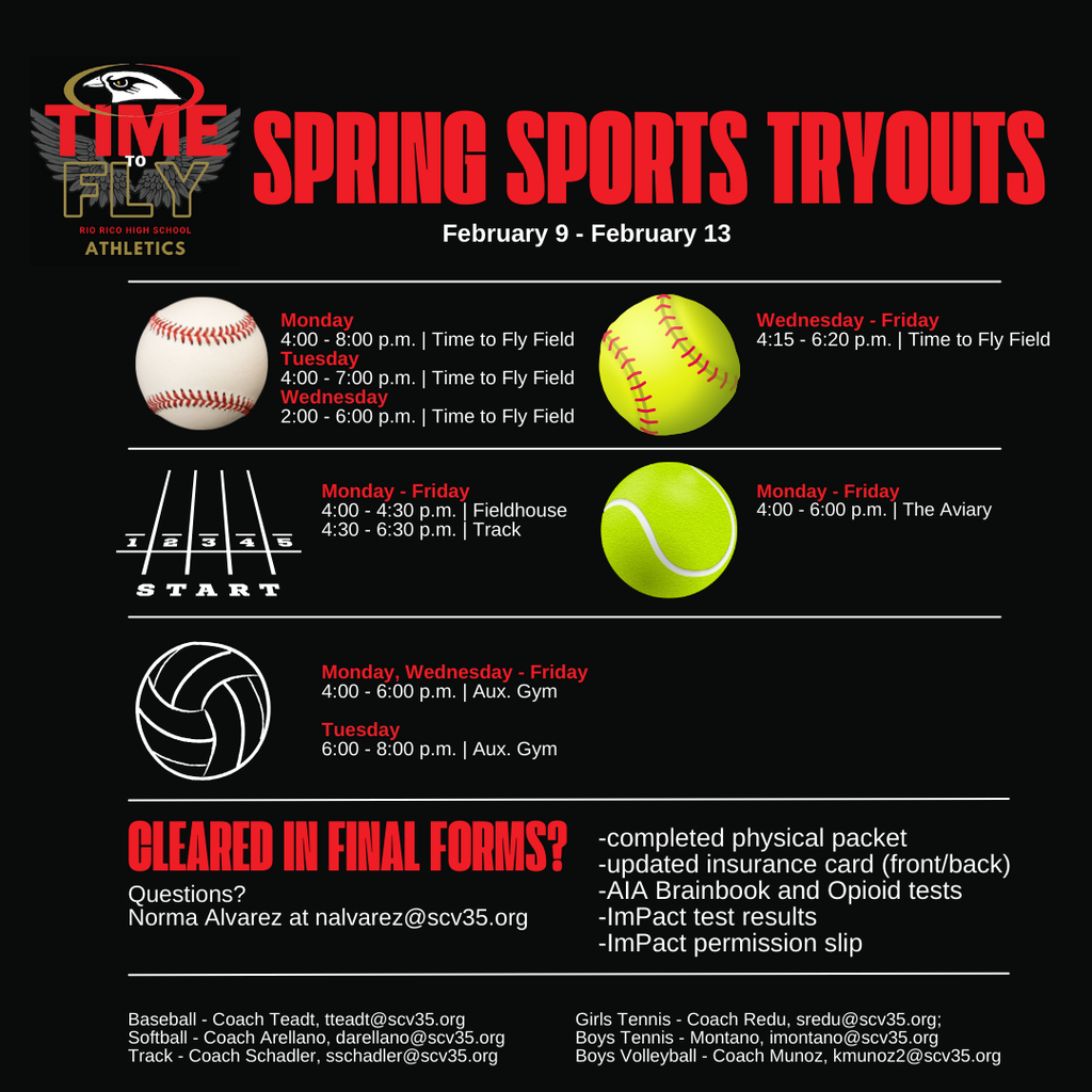 spring sports