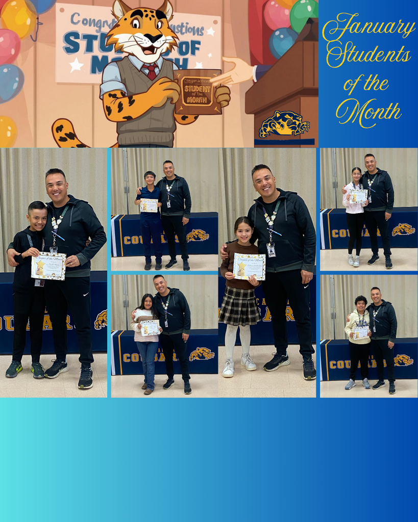 January Students of the Month