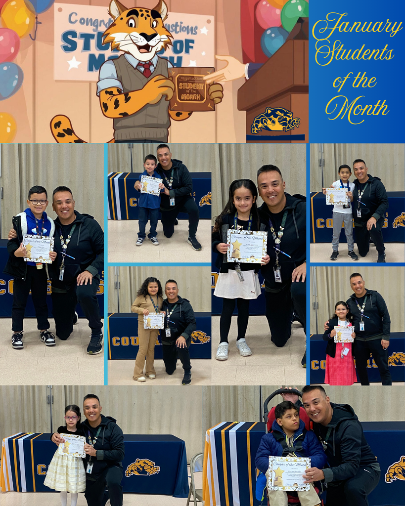 January Students of the Month