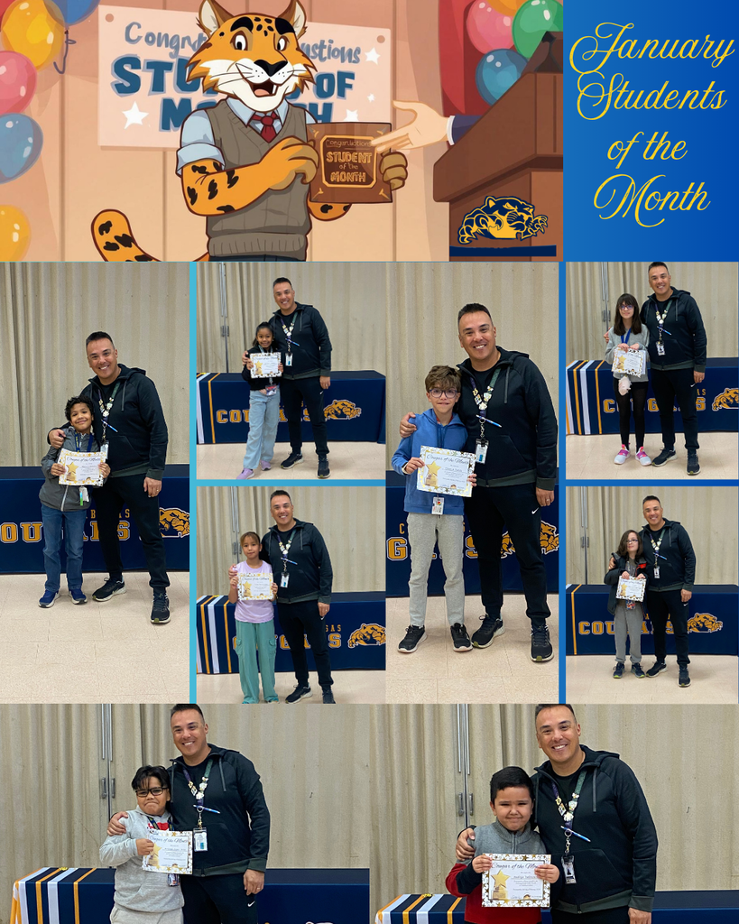 January Students of the Month