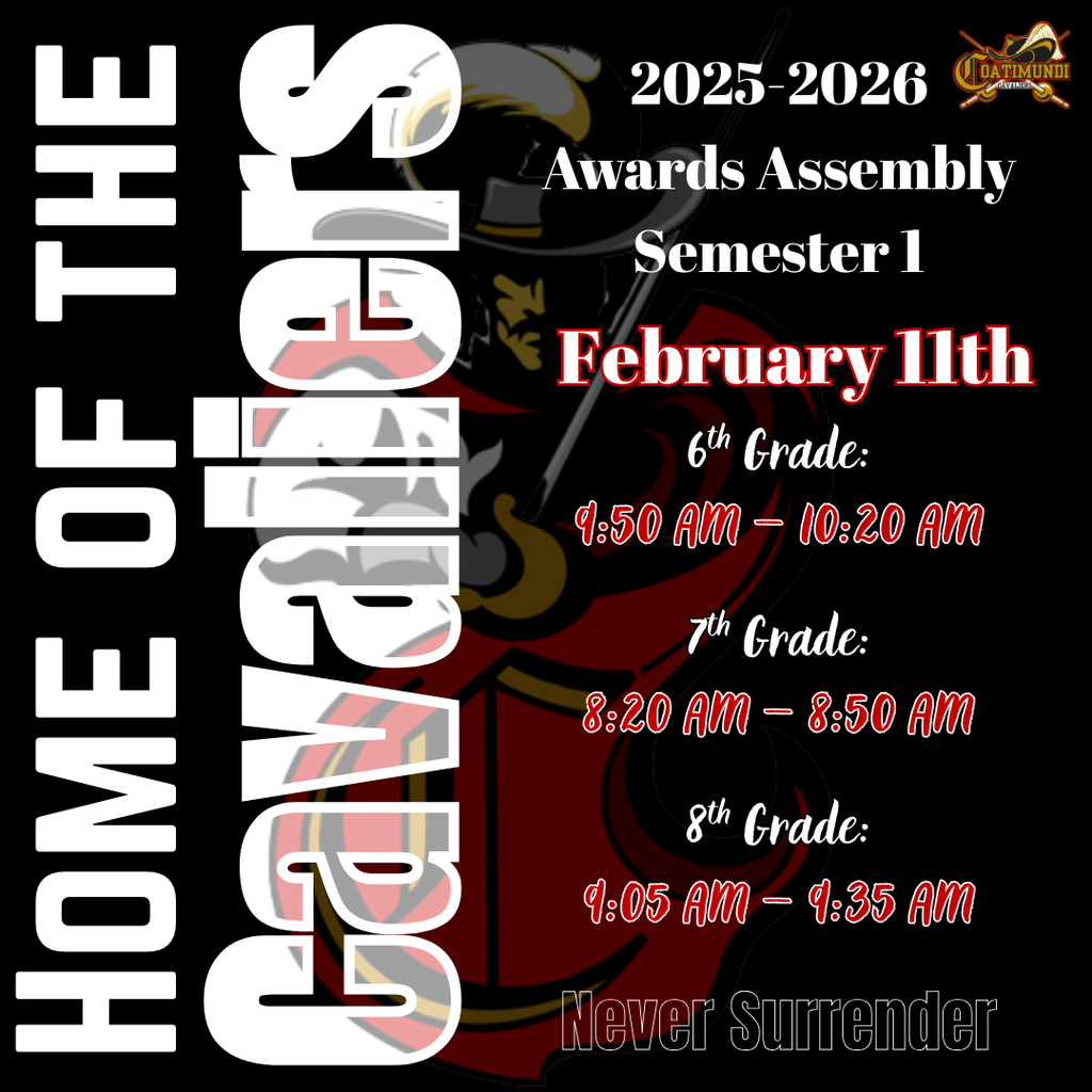 Awards Assembly Semester 1