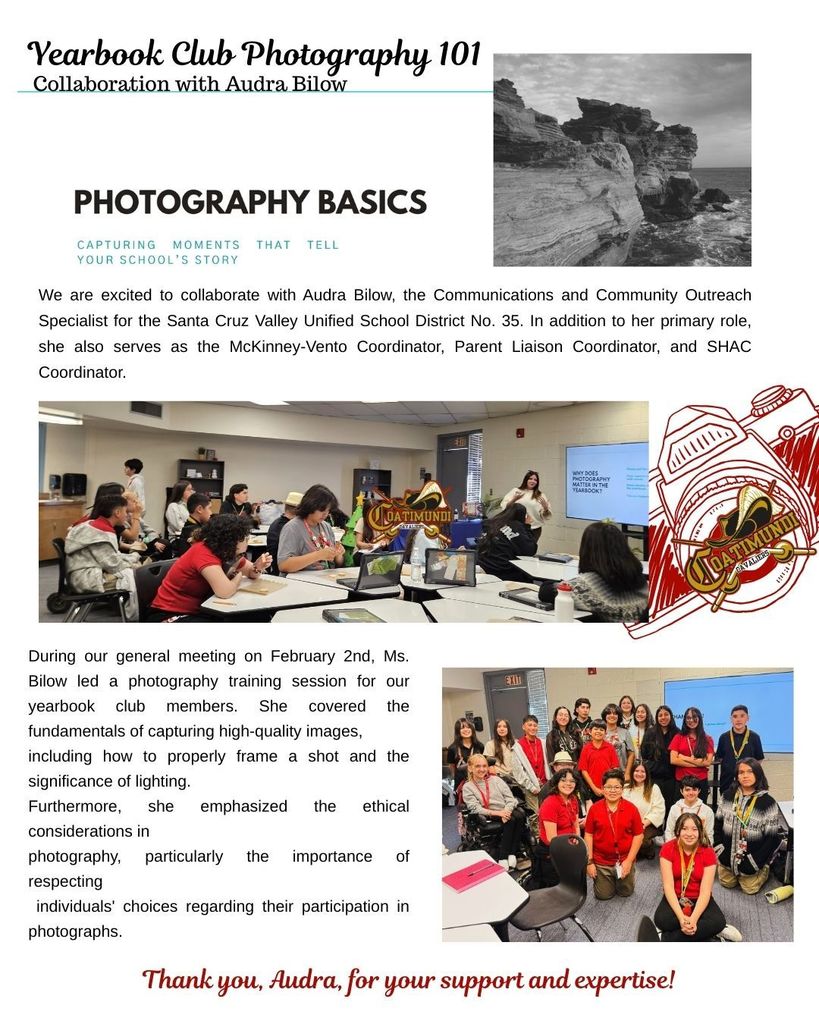yearbook club presentation article with club member pictures