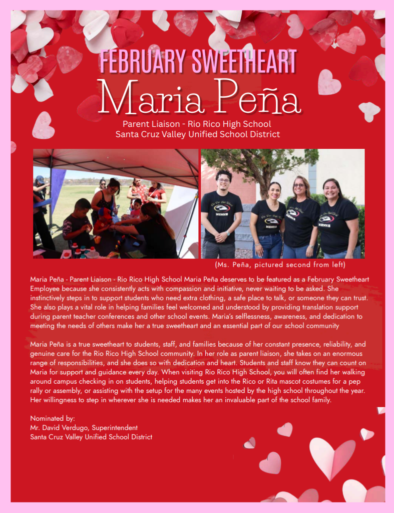Maria Pena February Sweetheart
