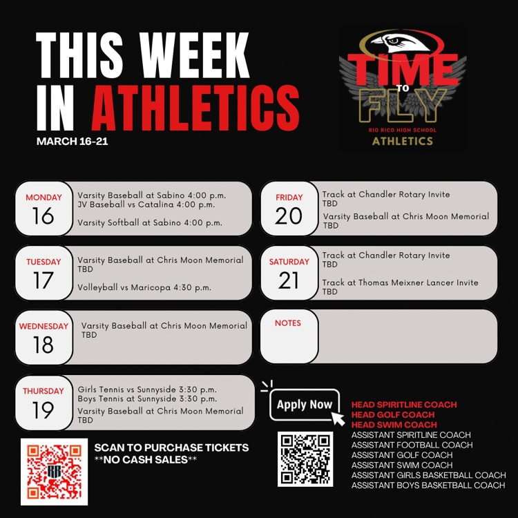 this week in athletics