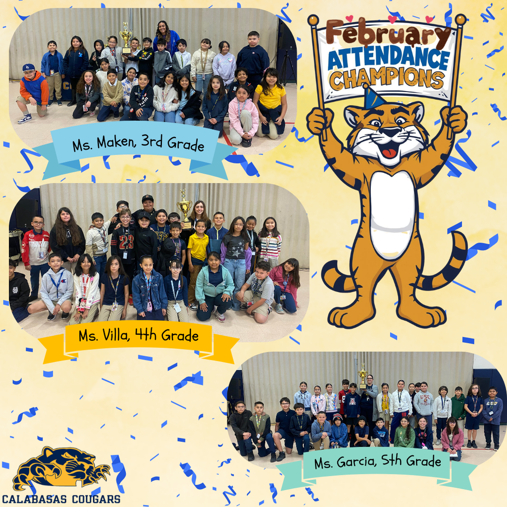 February Attendance Champions