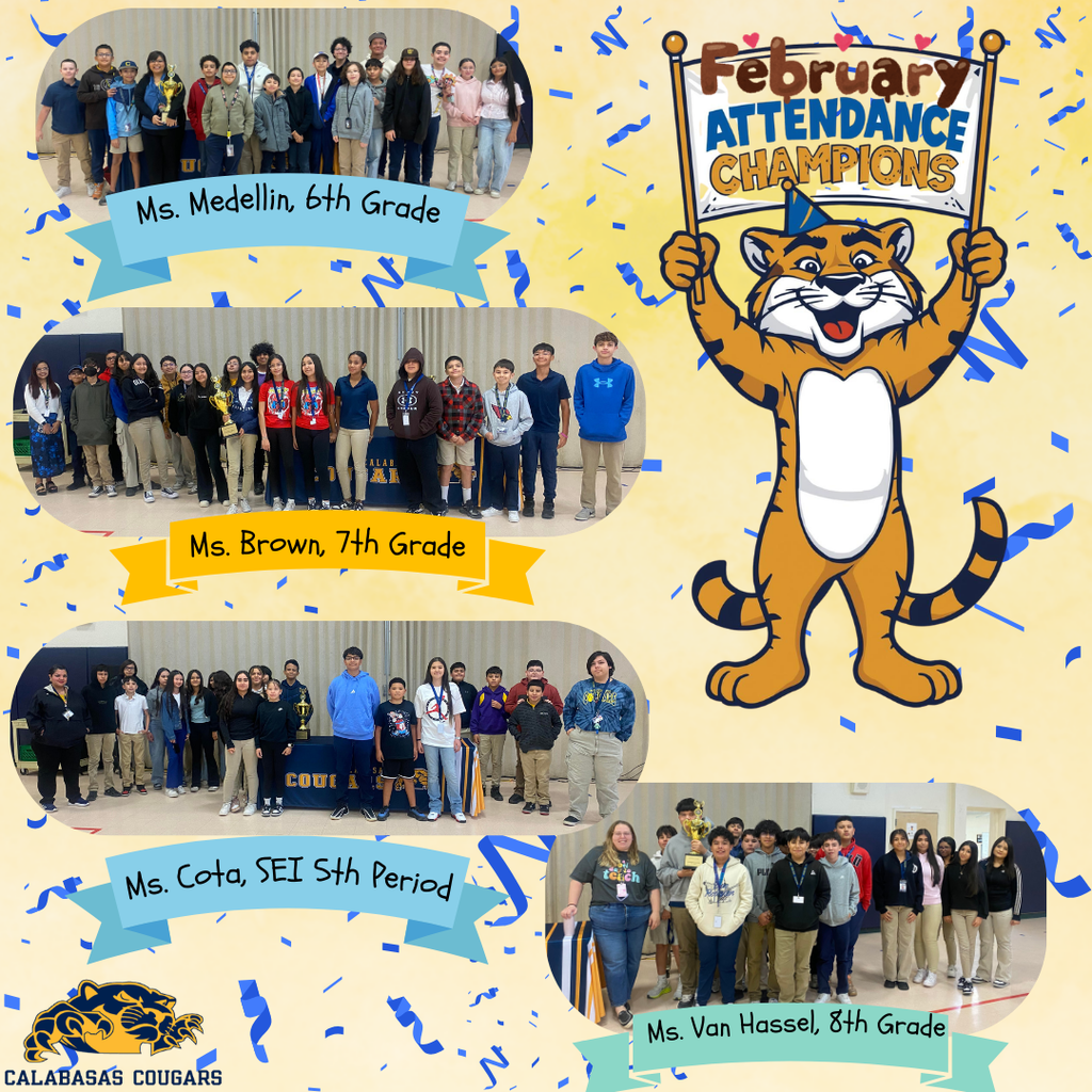 February Attendance Champions