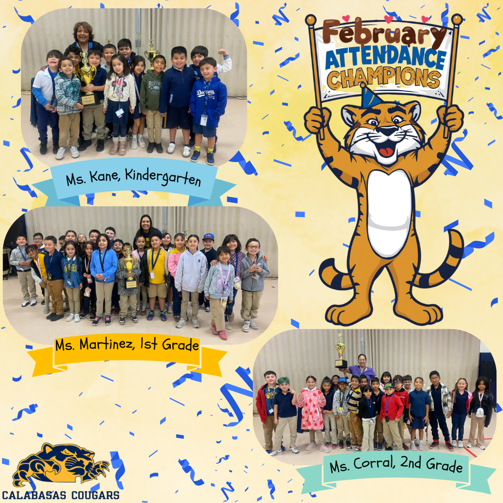February Attendance Champions