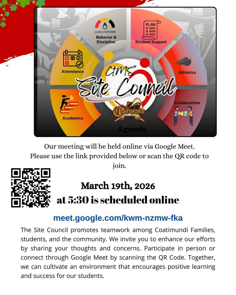 Site council reminder 