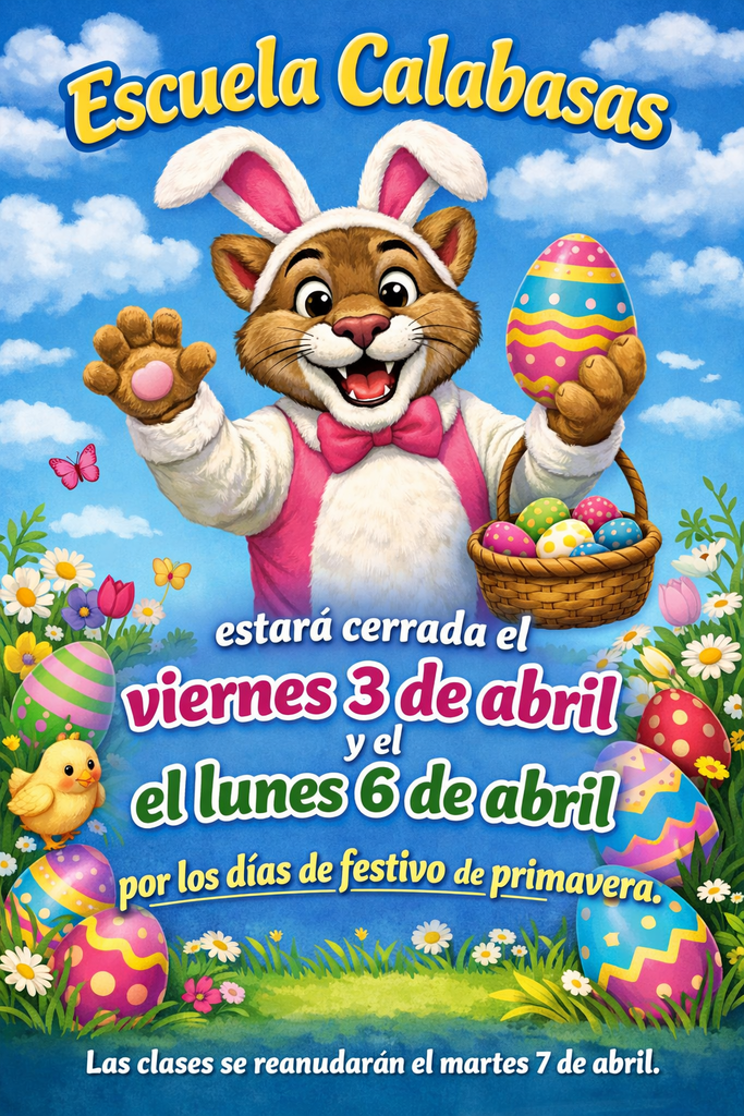 Closed for Spring Holiday-Spanish