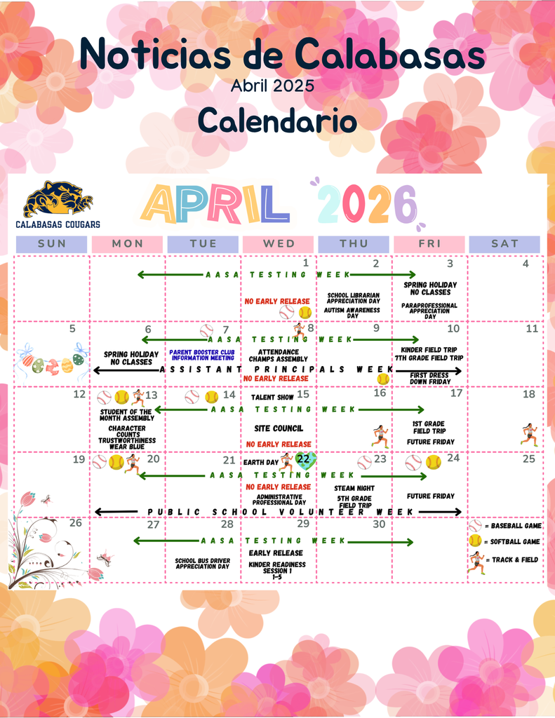 Noticias de Calabasas-Abril
