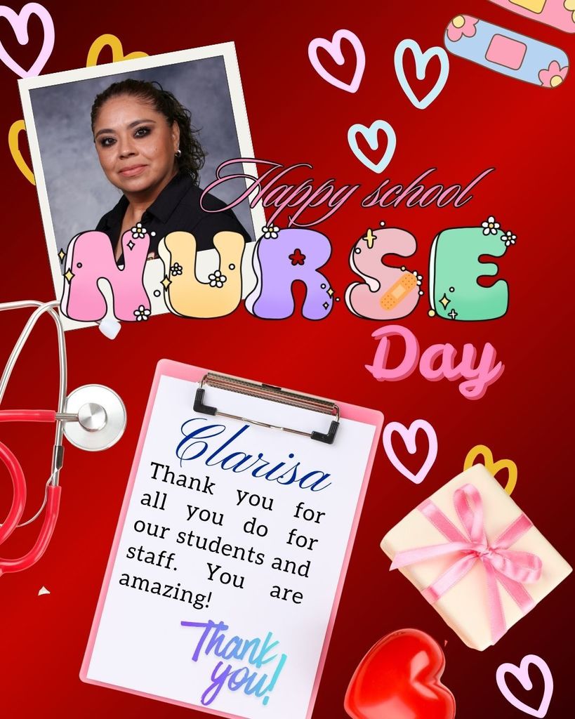 nurse day - nurse pictured with a thank  you card 