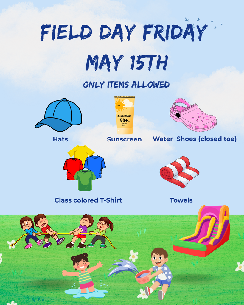 Field Day Items Allowed