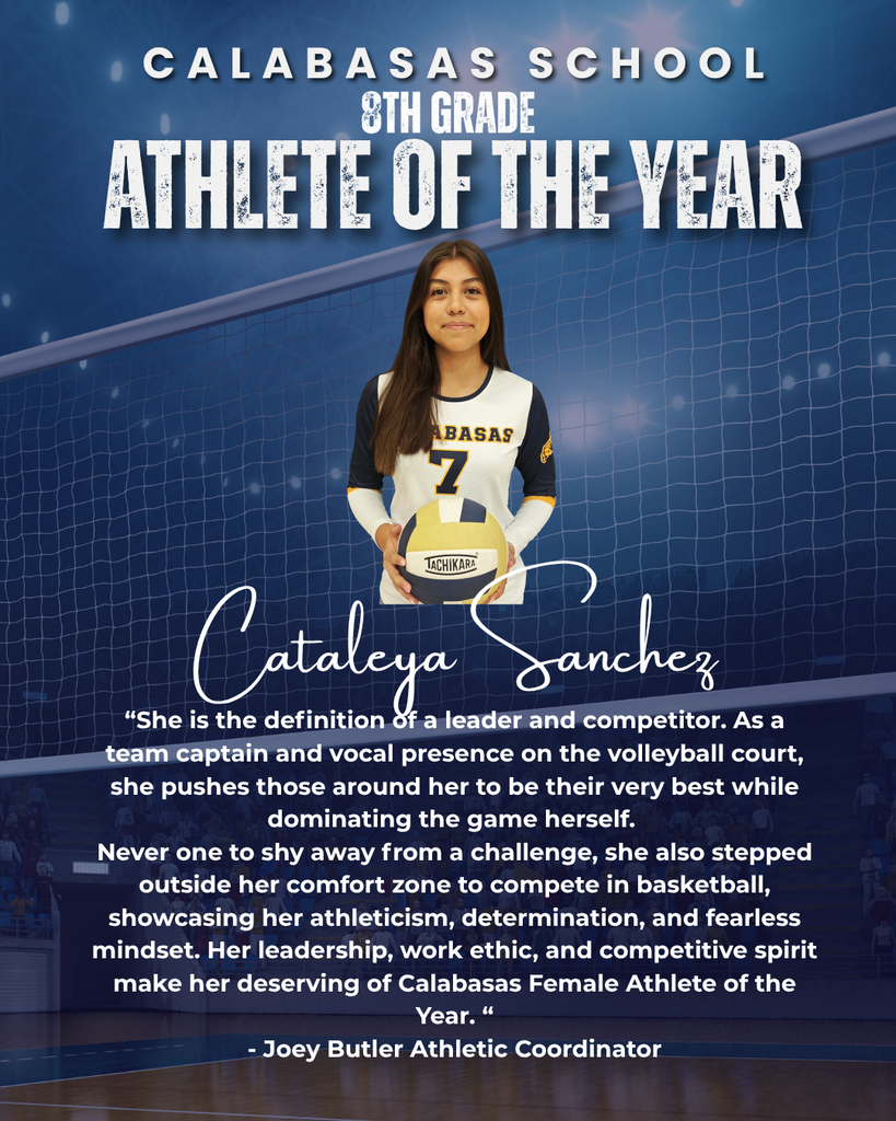 8th Grade Athlete of the Year