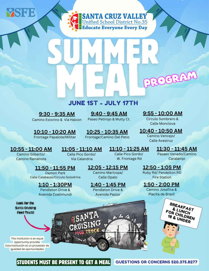 SCV35 FREE SUMMER MEALS