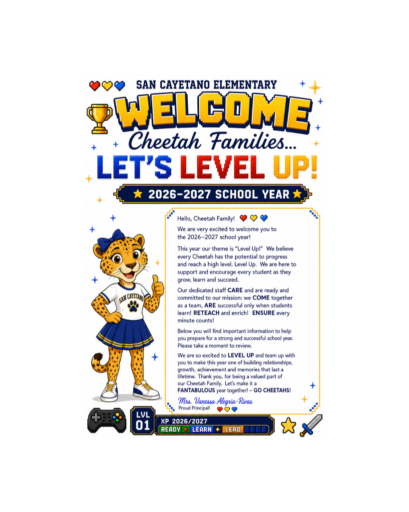 Welcome flyer