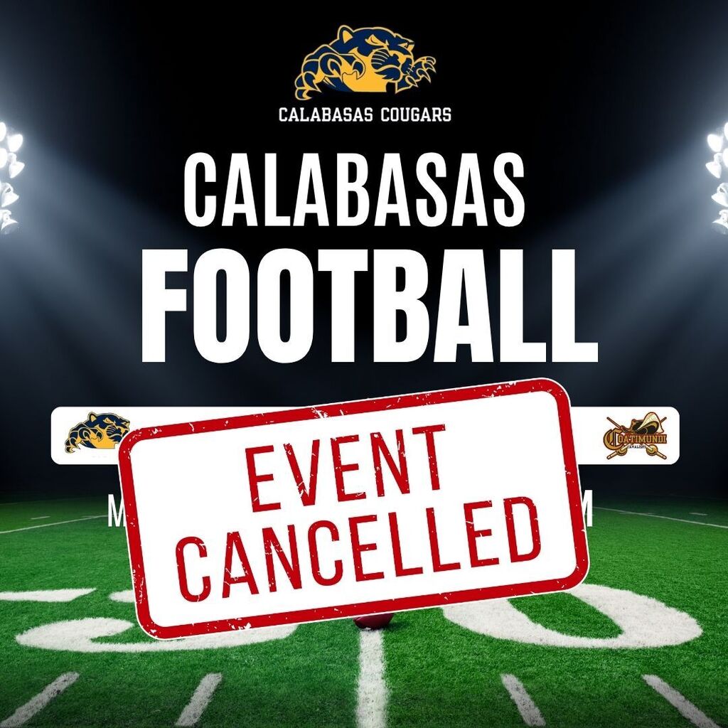 Flag Football against Coatimundi has been Cancelled. 