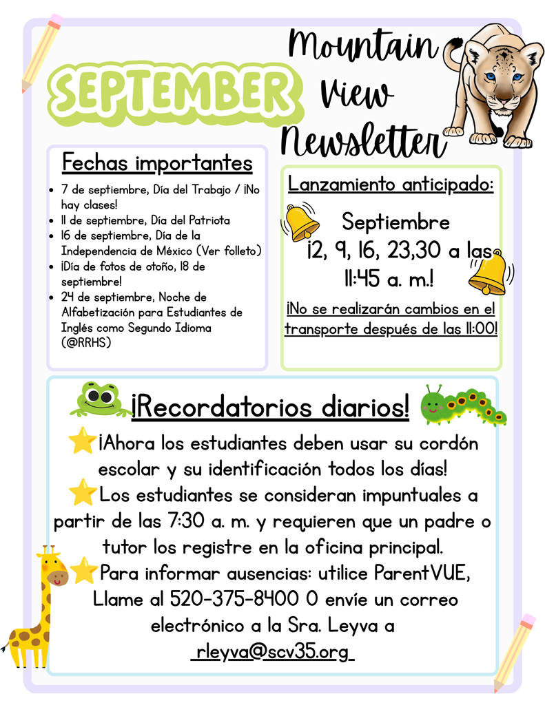 Sep Newsletter